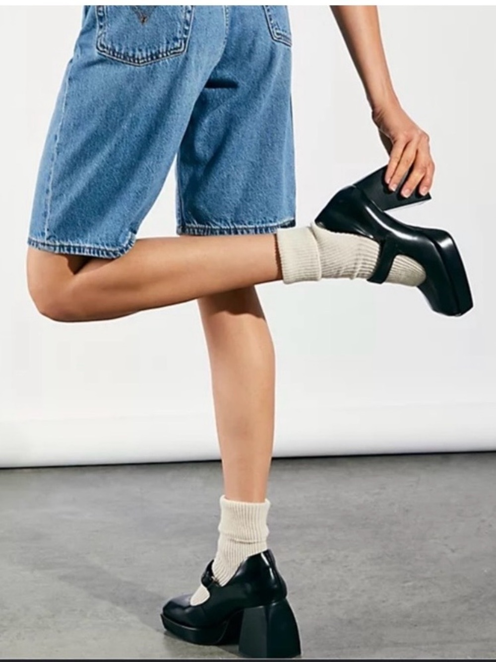 Jeffrey Campbell Rachel-leather Mary Jane’s- inspired by y2k chunky shoe styles!